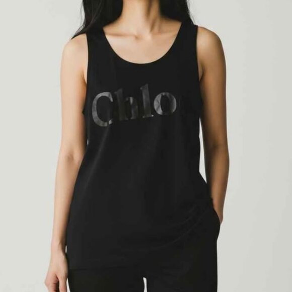 Chloe Tops - Authentic Women's Chloe Black Tank Top XS
